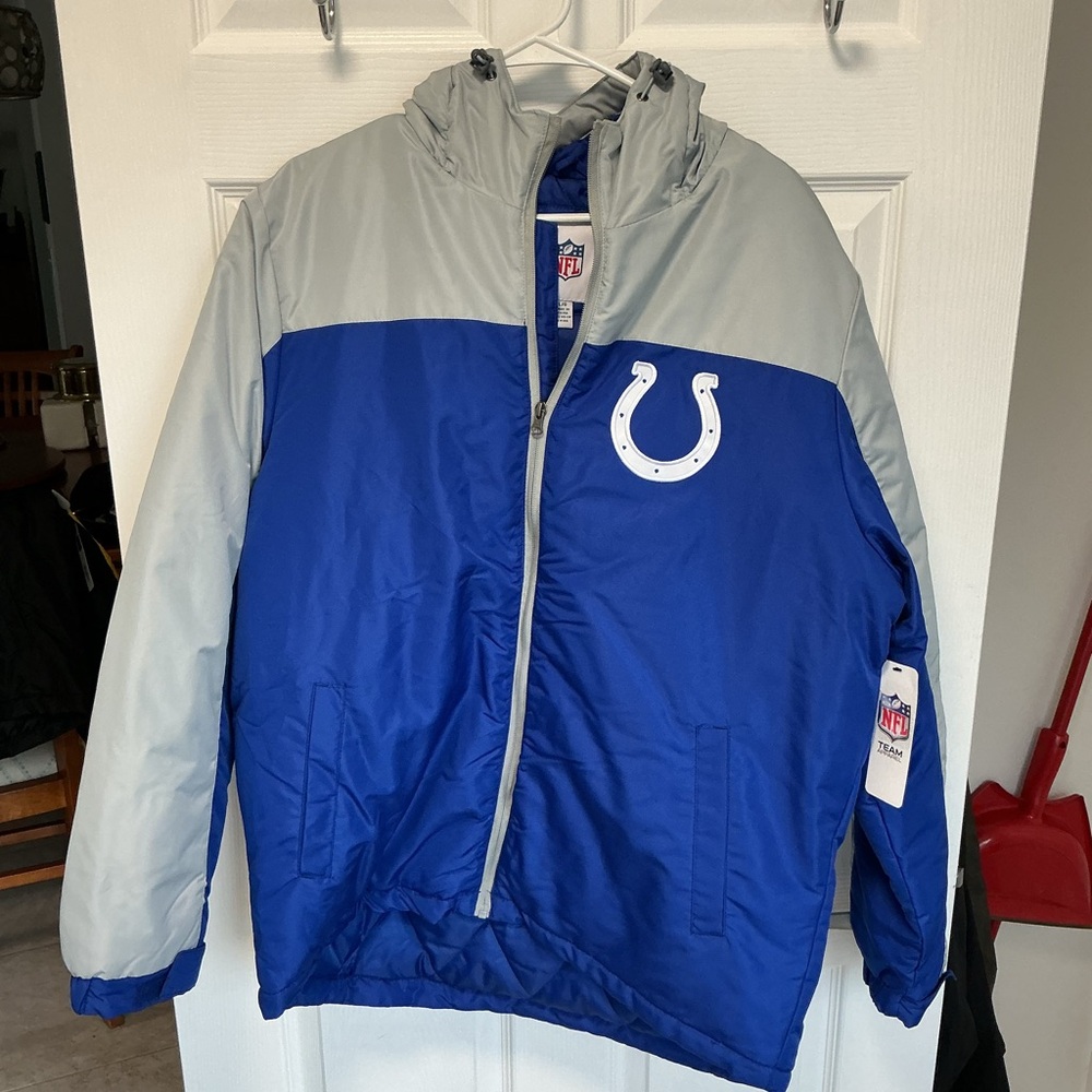 NFL Indianapolis Colts Hooded Nylon Lined Jacket